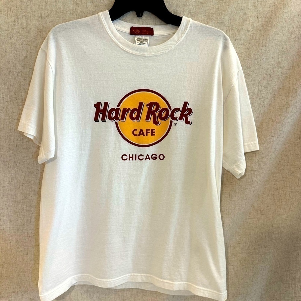 Hard Rock Cafe Chicago T-Shirt Large Unisex Vintage